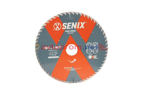 Диск пильный твердосплавный по дереву 190х30х60Т Senix AECS-0007