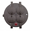 Розетка Bemis (блок) 1/16А 220В (10-310) для кабельных катушек