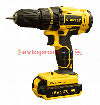 Дрель-шуруповерт STANLEY SCD20S2K аккумуляторный в Автопром