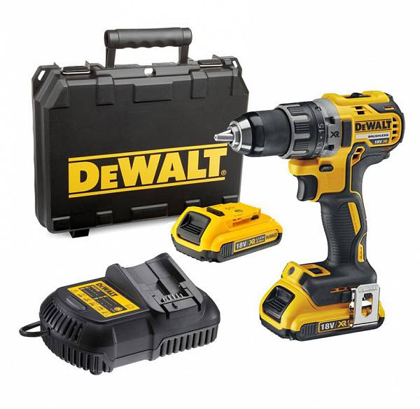 Дрель-шуруповерт DeWalt DCD791D2-QW аккумуляторный (безударный) в Автопром Дрель-шуруповерт DeWalt DCD791D2-QW аккумуляторный (безударный)